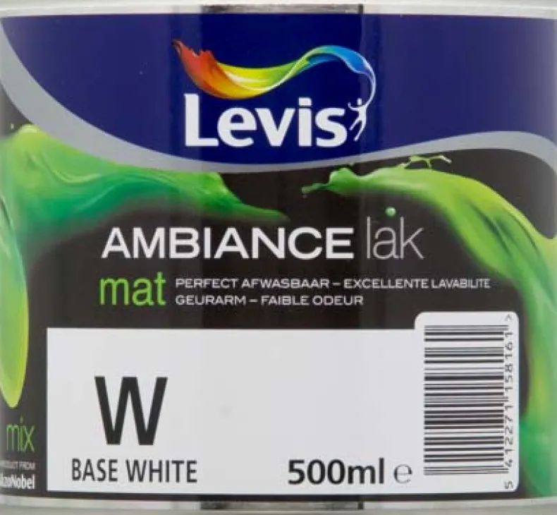 Ambiance lak mat mix 0,5 l wit
