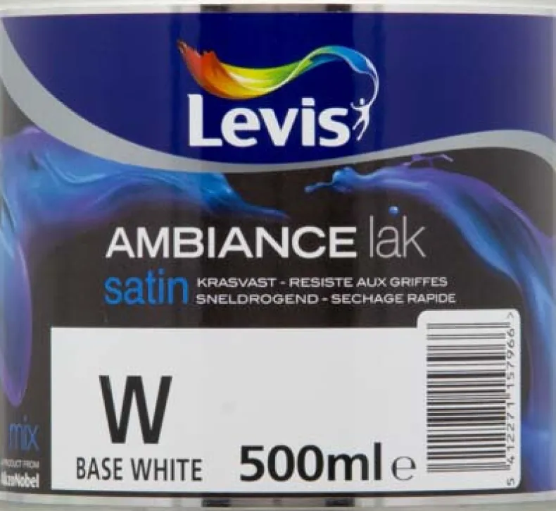 Ambiance lak satin mix 0,5 L wit