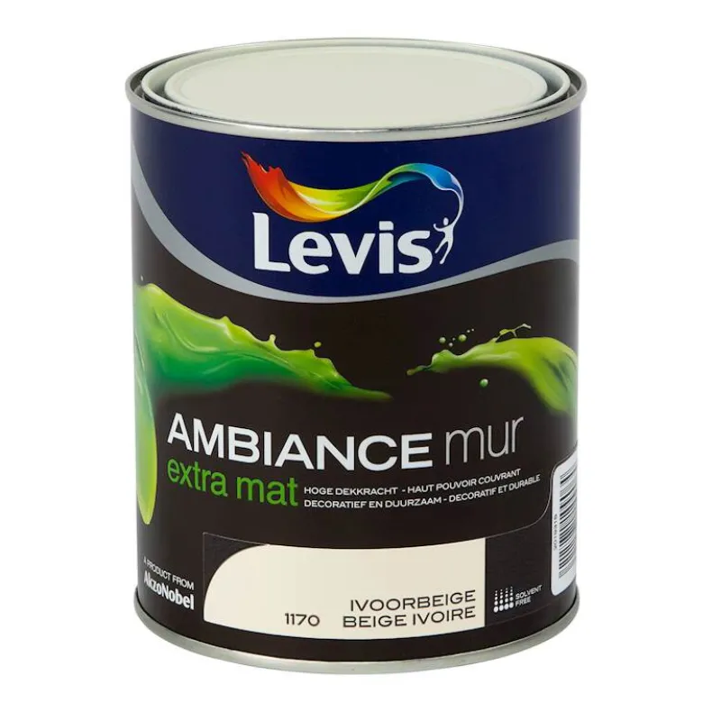 Ambiance mur mat ivoorbeige 1 L
