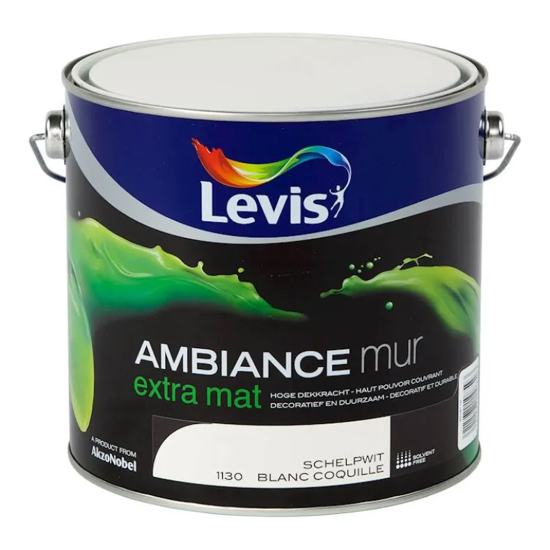 Ambiance mur mat schelpwit 2,5 L