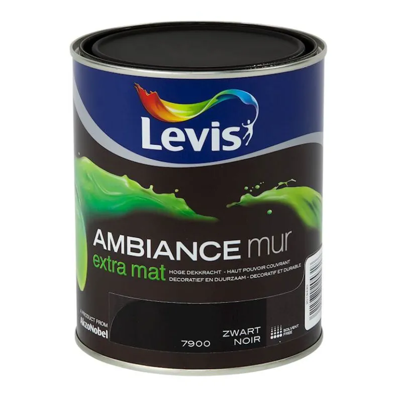 Ambiance mur zwart extra mat 1 l
