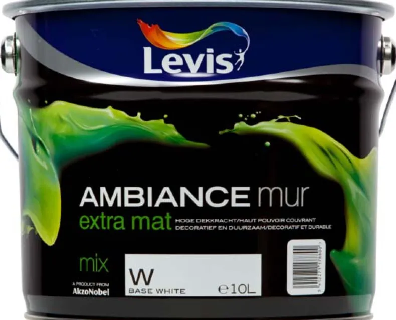 Ambiance muurverf extra mat 10 L wit