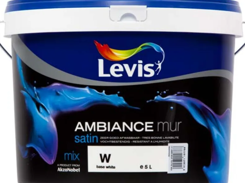 Ambiance muurverf satin mix 5 L wit