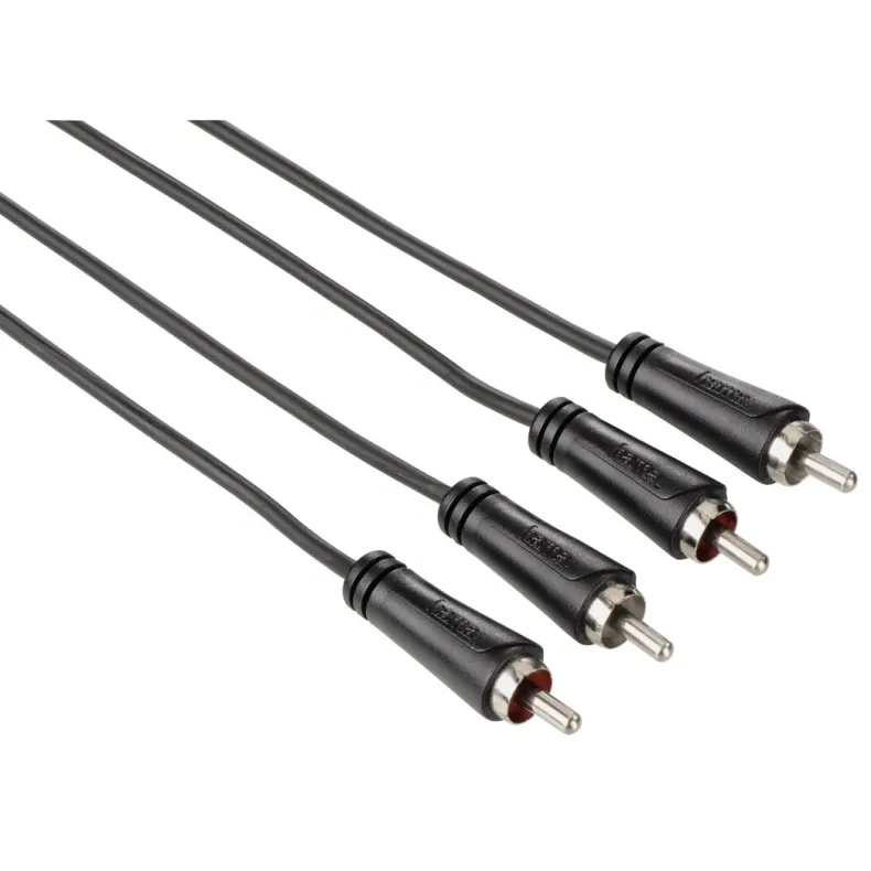 Audiokabel 2 cinch - 2 cinch 5,0 m 1 ster