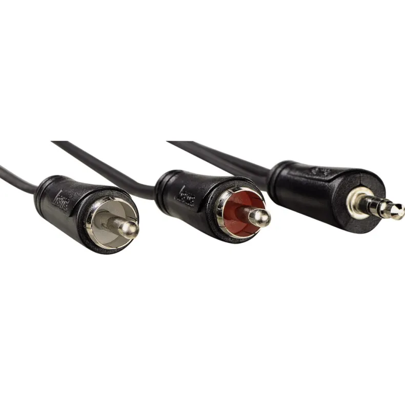 Audiokabel 3,5 jack - 2 cinch stereo 1,5 m 1 ster