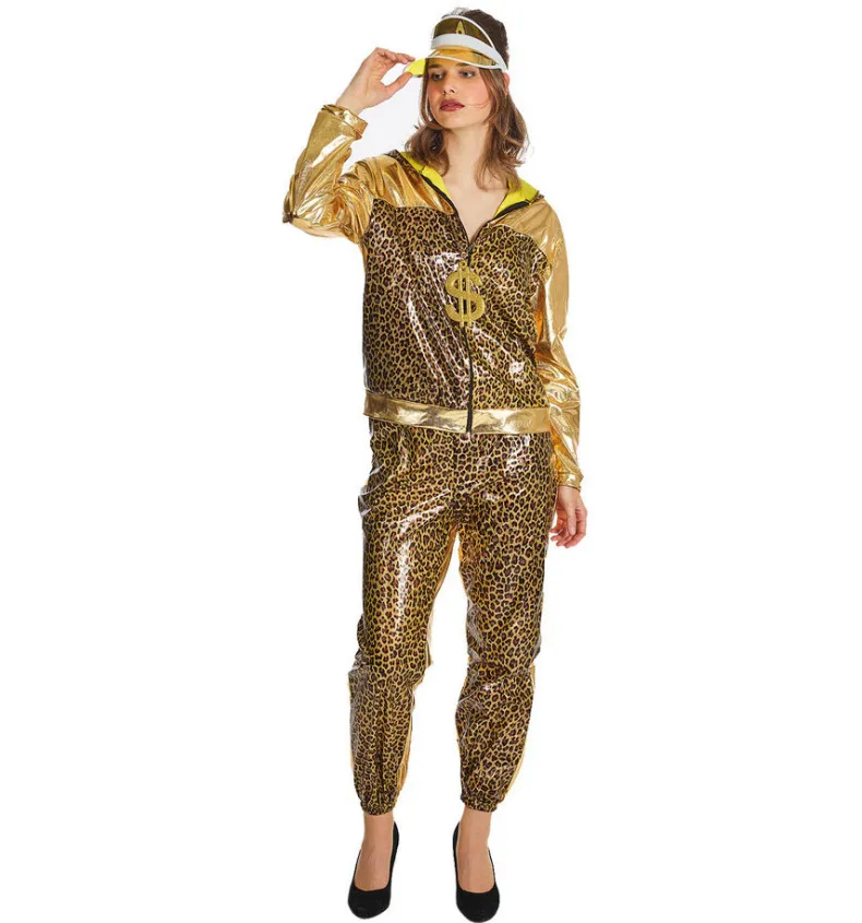 Trainingspak Luipaard Vrouw Goud - Maat 36