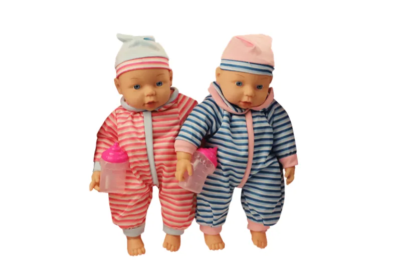 Babypop tweeling met geluid