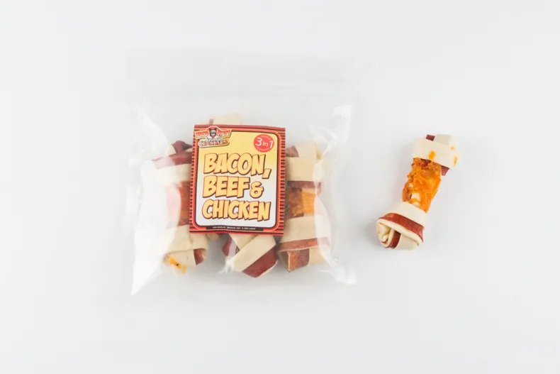 Bacon beef chicken small - 4 stuks