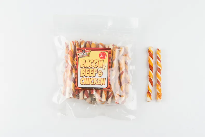 Bacon beef chicken sticks - 30 stuks