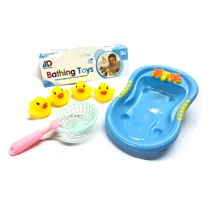 Badje met 4 badeendjes