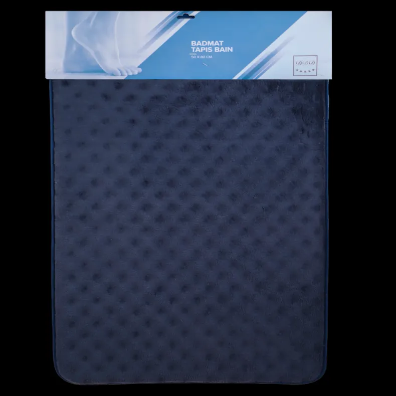 Badmat blauw 50x80 cm