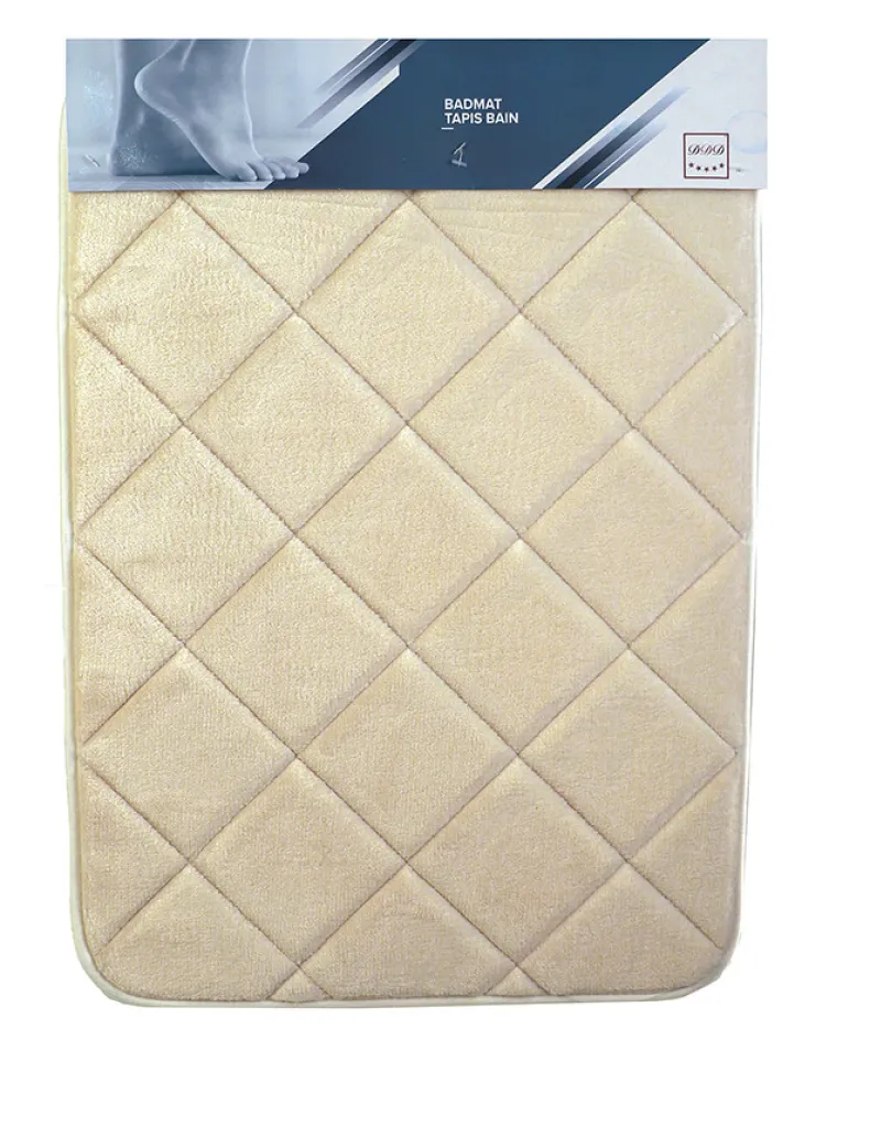 BADMAT GERUIT CREAM 43X60CM