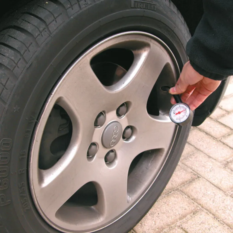 Bandenspanningmeter klok