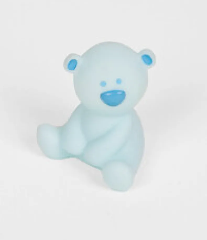 Beer Stippel met licht blauw