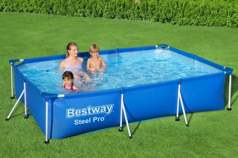 Bestway Steel Pro zwembad + filterpomp 300 x 201 x 66 cm