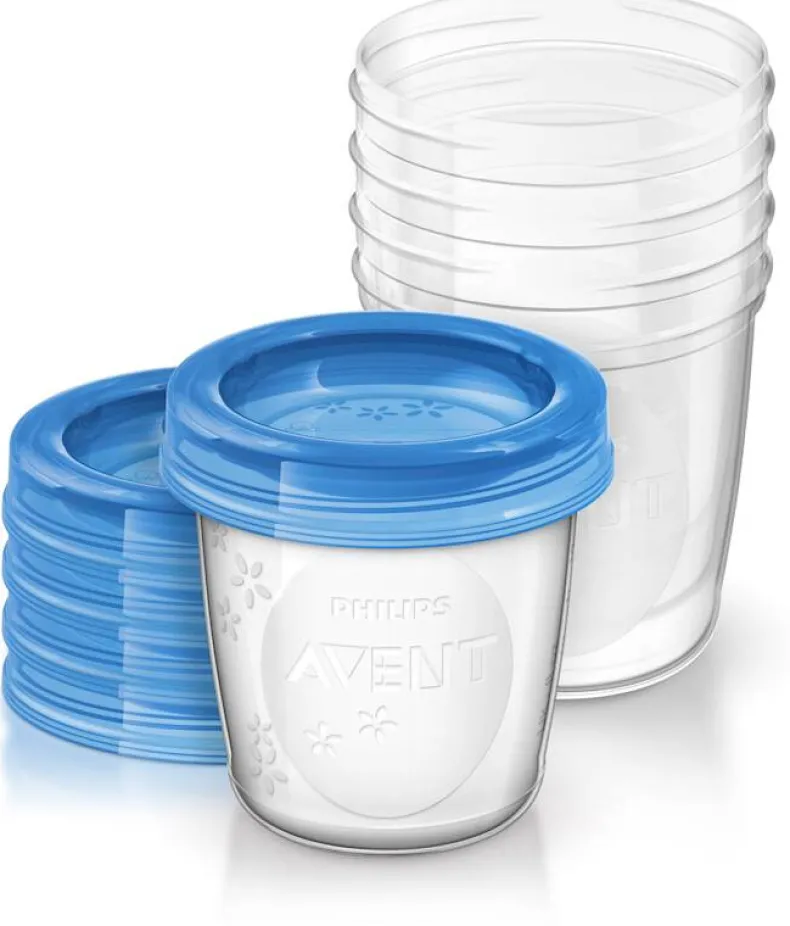 Bewaarbekers moedermelk 180 ml 5 stuks