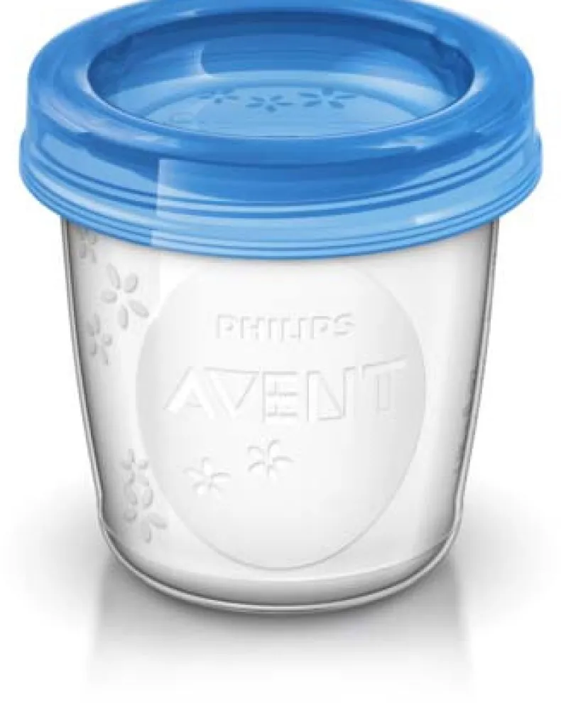 Bewaarbekers moedermelk 180 ml 5 stuks