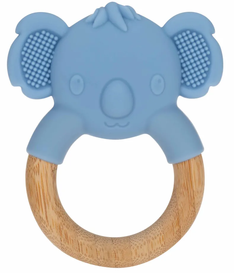 Bijtring koala hout/silicone