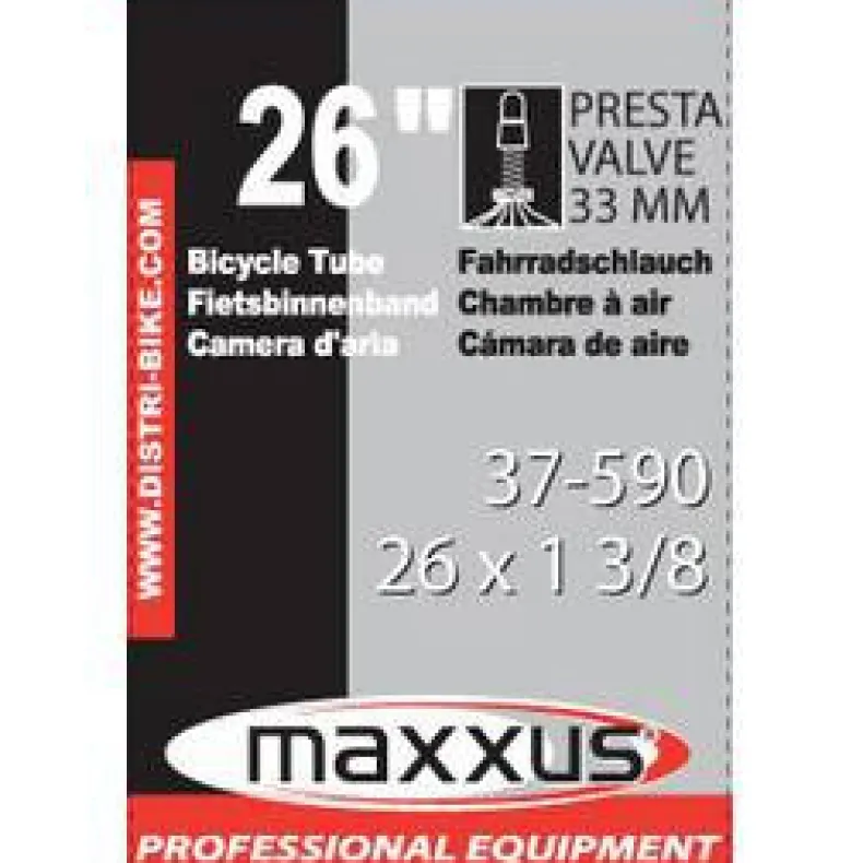 Binnenbanden 26 x 1 3/8 ( 650 x 35A ) F/V 33 mm