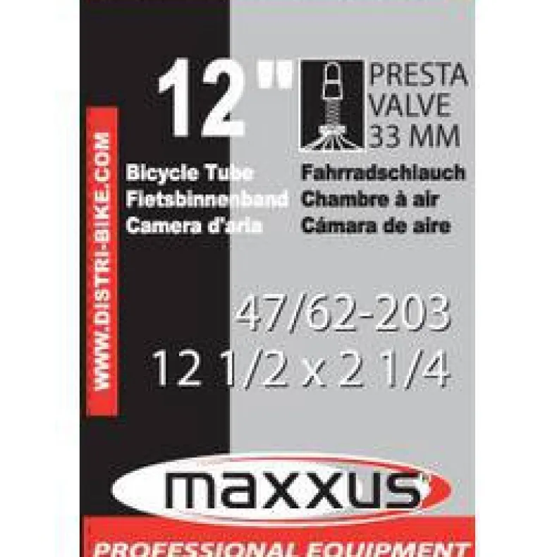 Binnenbanden 12 x 1/2 x 2 1/4 ( 300 x 55A ) F/V 33 mm