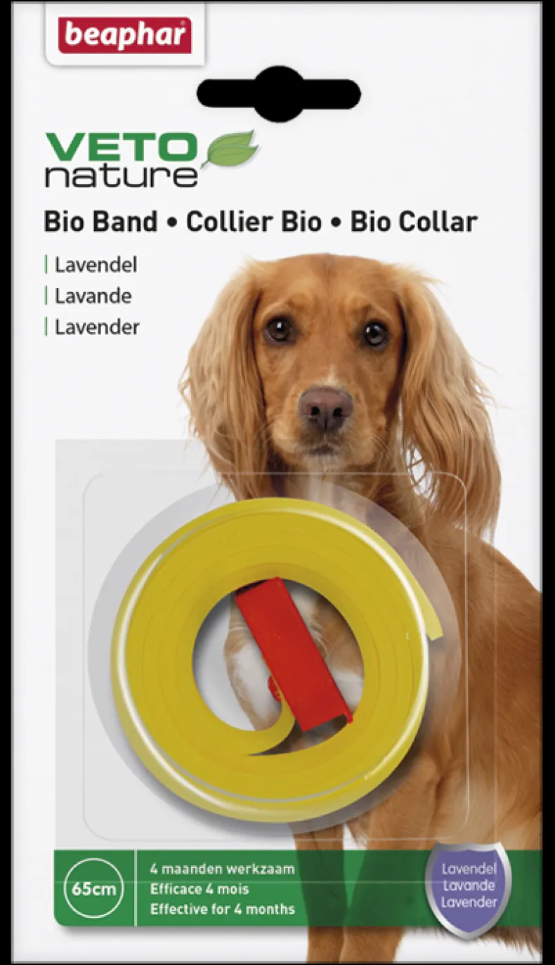 Bioband Hond lavendel