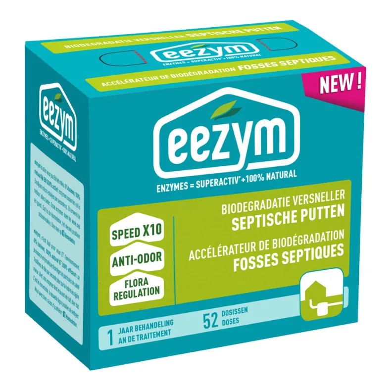 Biodegradatie versneller septische putten - 52 dosissen