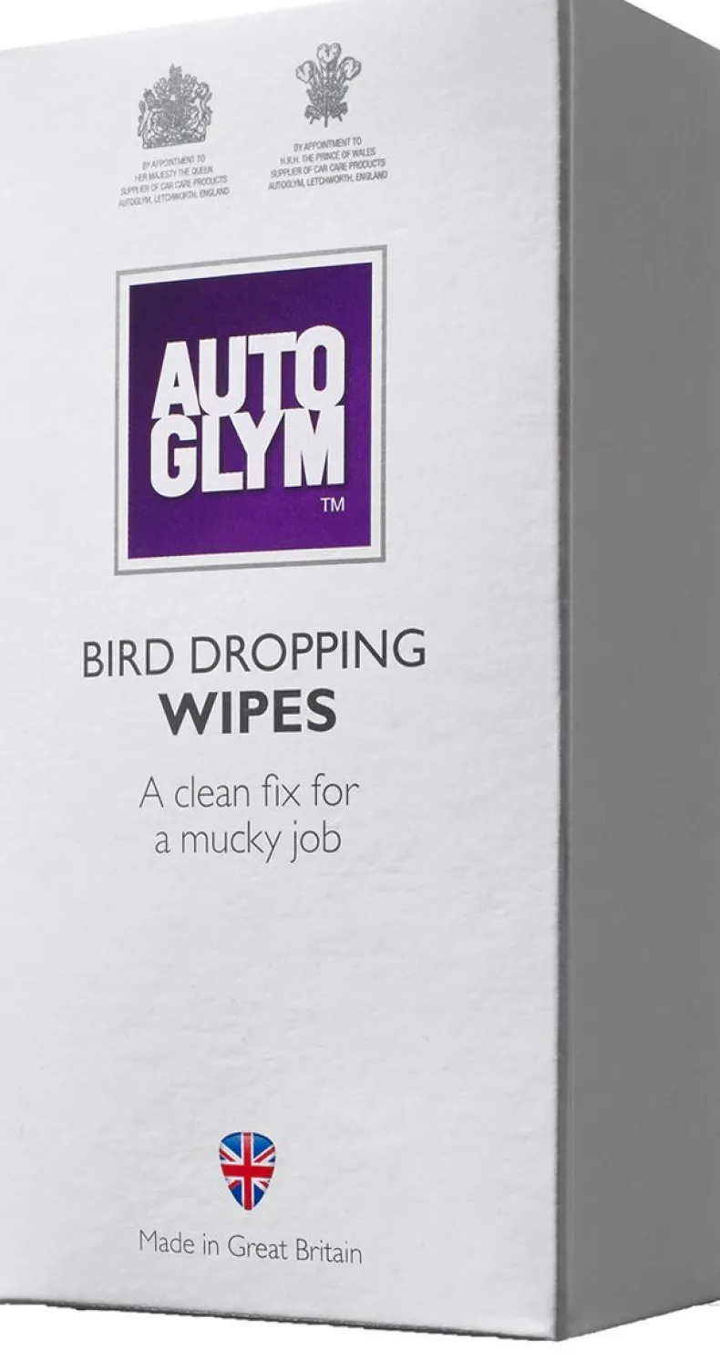 Bird dropping wipes