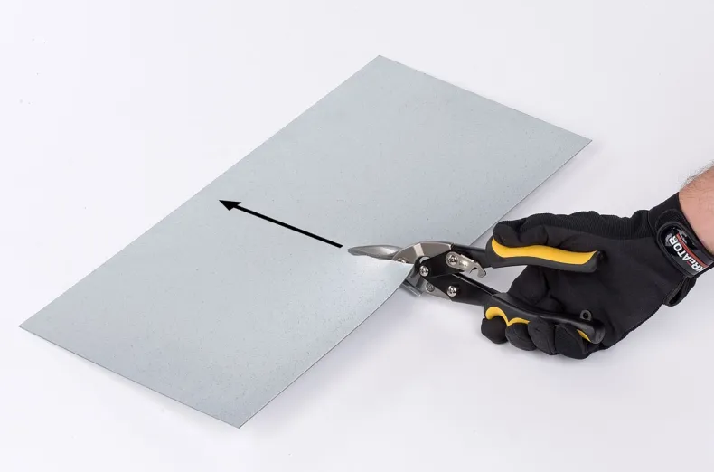 Blikschaar recht 250 mm