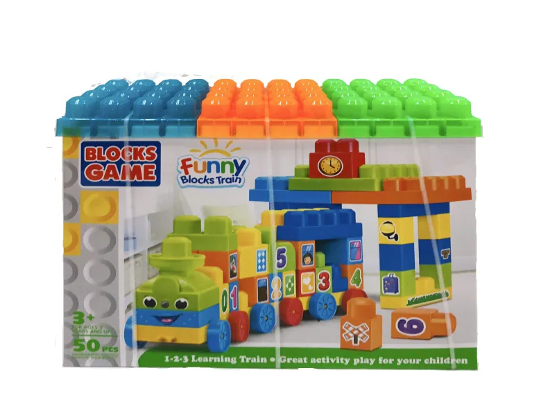 Bouwblokken 50 stuks