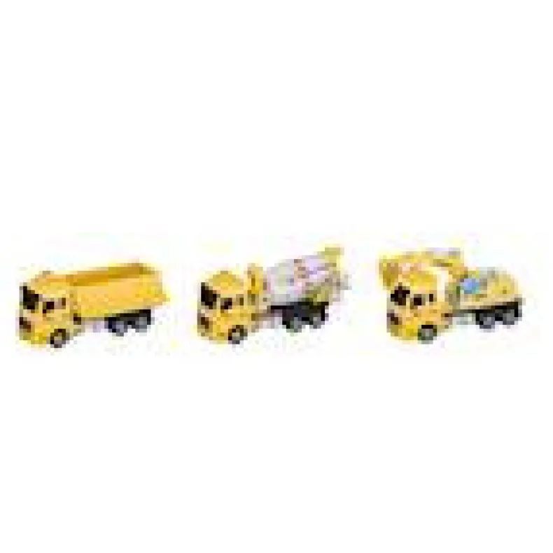 Bouwvoertuigen 3 stuks