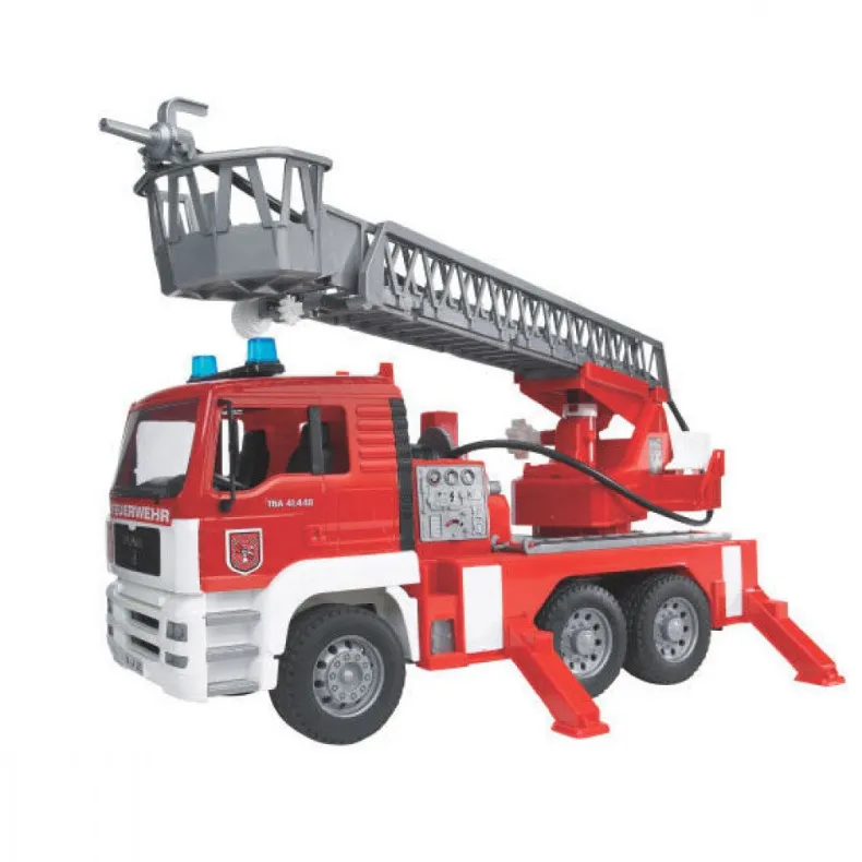 Brandweerwagen met licht en geluid