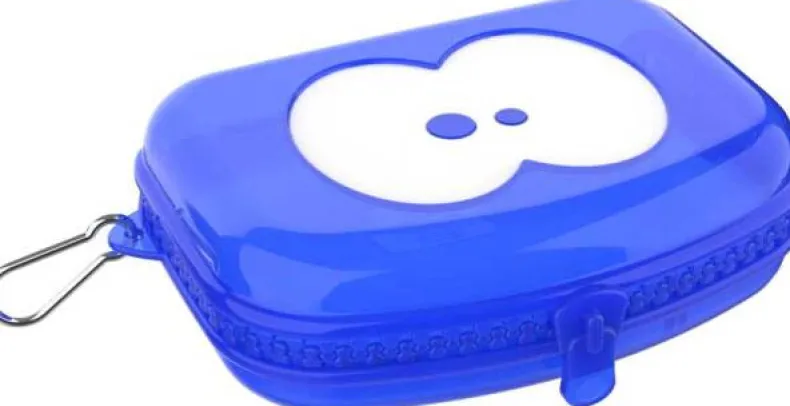 Brooddoos Neon Blauw