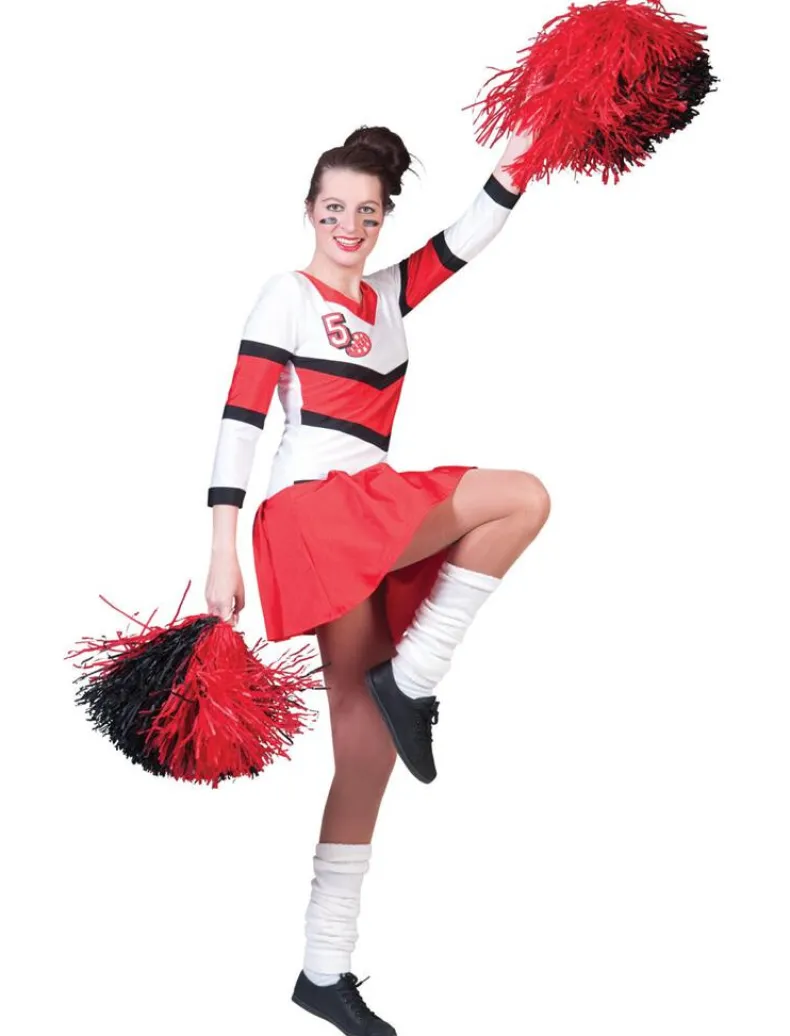 Kostuum Cheerleader Cherry - Maat 44/46