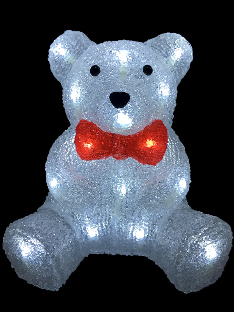 Beer wit LED 25x18x26 cm