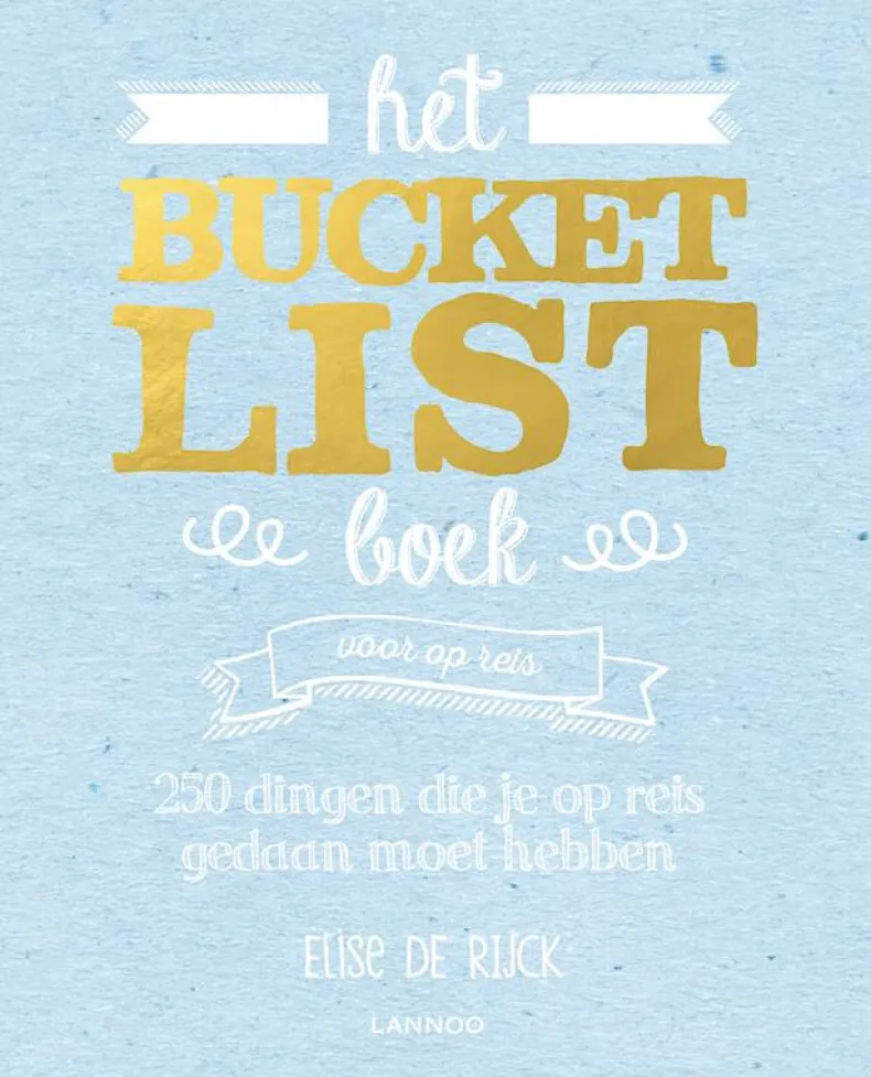 Bucketlist boek voor op reis