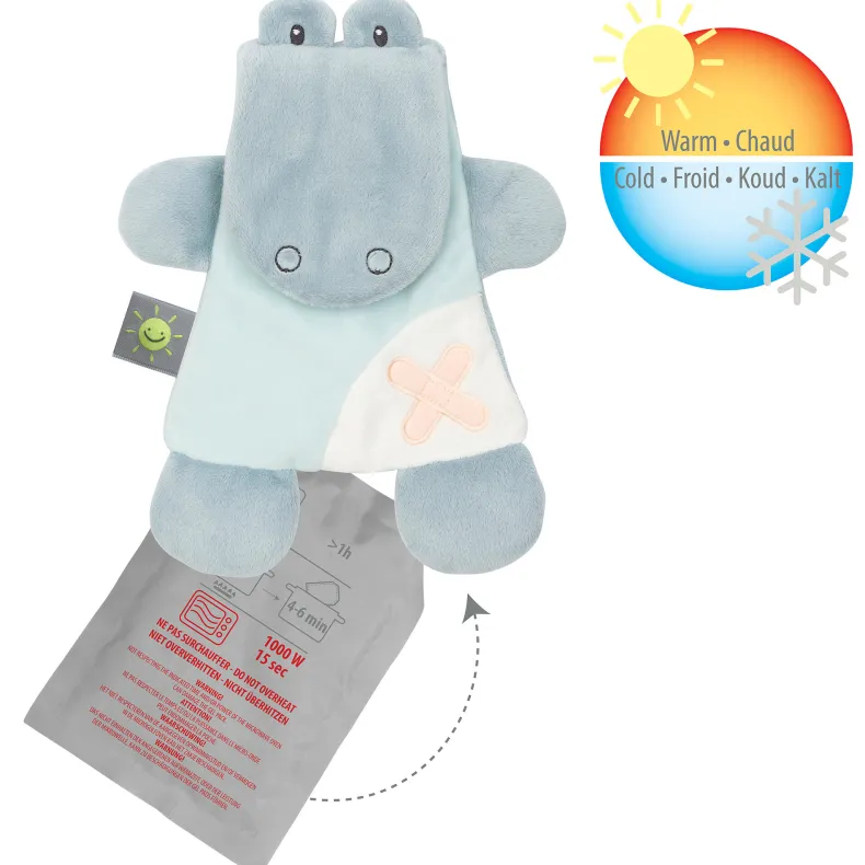 Buddiezzz doudou+gelpack krokodil