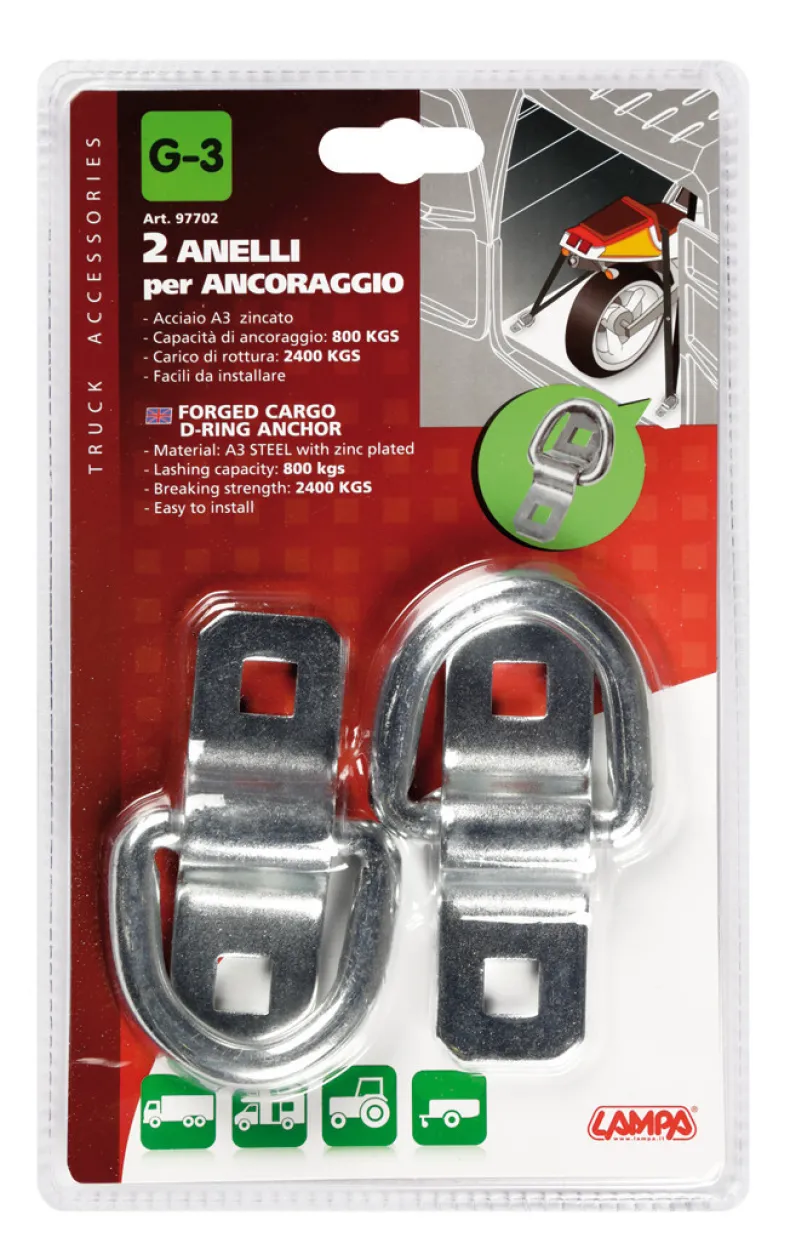 Cargo D-Ring G-3 2pcs