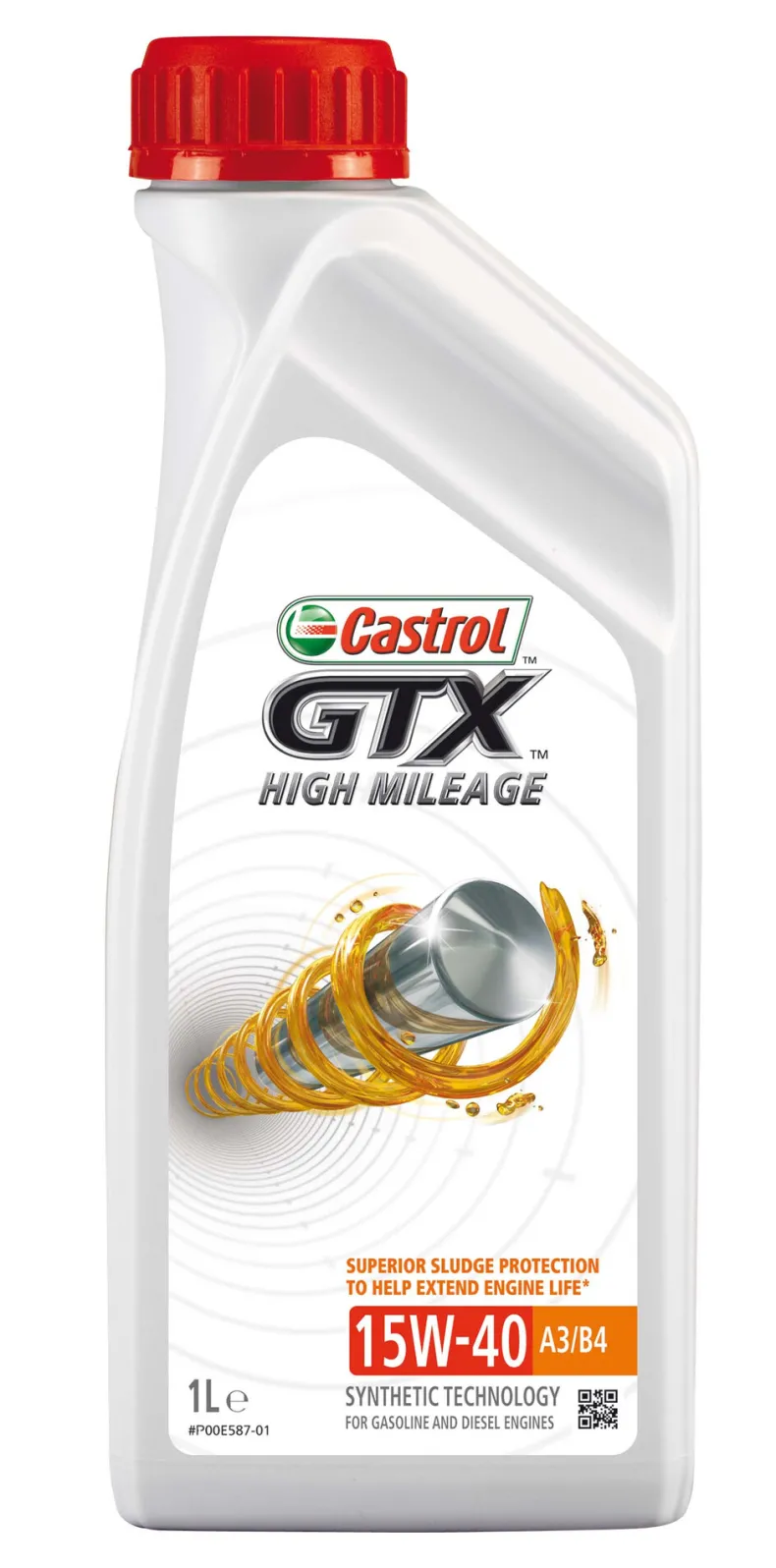Castrol 15w40 GTX High Mileage A3/B3 1 l