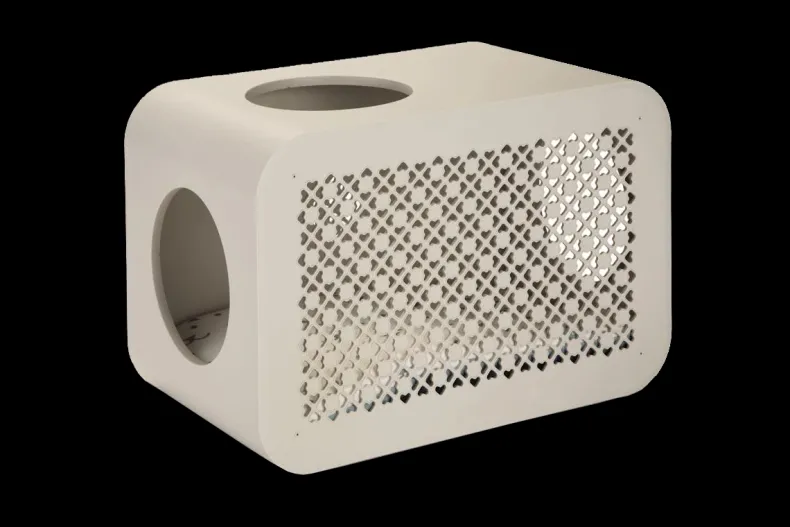 Cat cube sleep dune grey