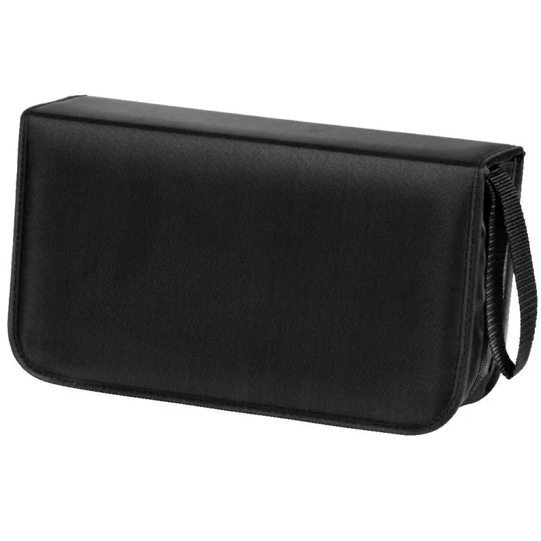 CD wallet nylon zwart 120 cd's