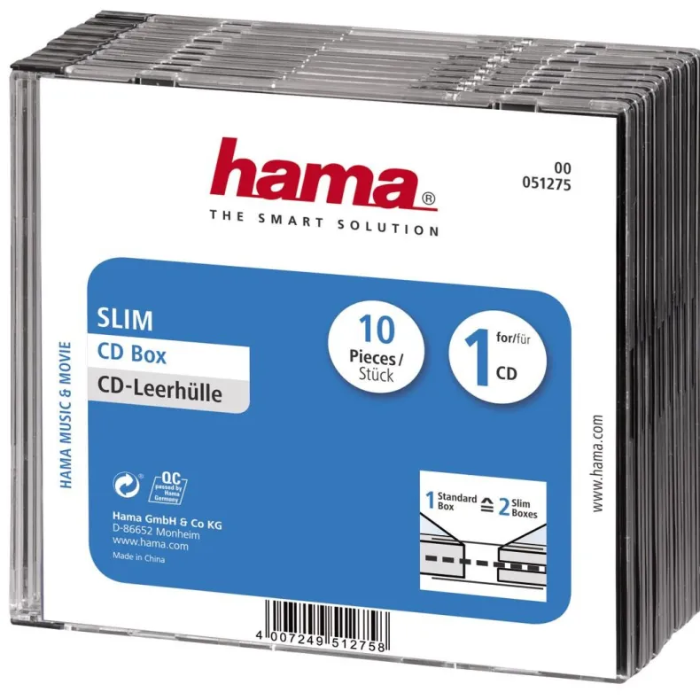 CD-doosjes per 10