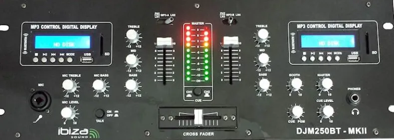 5-Ch Mixer Double Usb/Bluetoot
