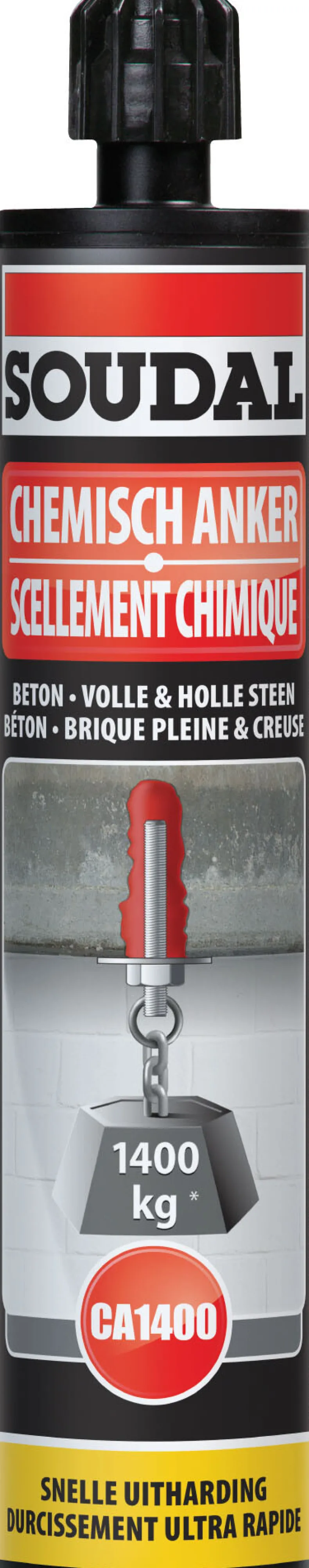 Chemische verankering grijs 280 ml