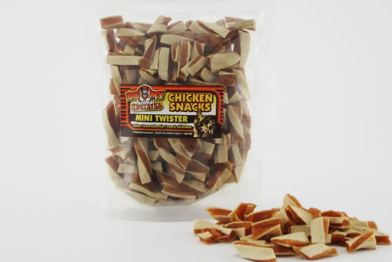 Chicken snack twister mini 250 gr