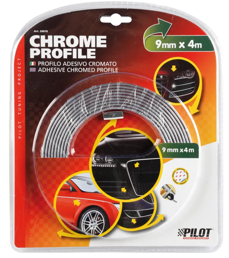 Chrome Profiel 9mm 4m