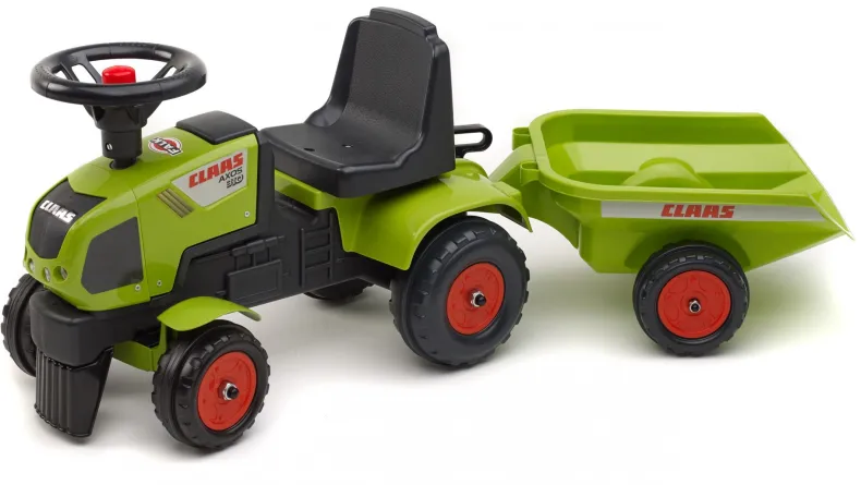 Claas baby tractor met aanhangwagen