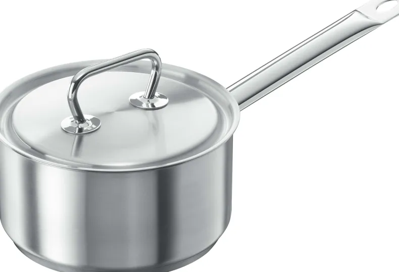 Classic steelpan met deksel 16 cm