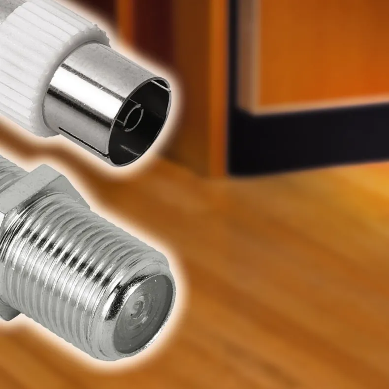 Coax adapter 2x socket