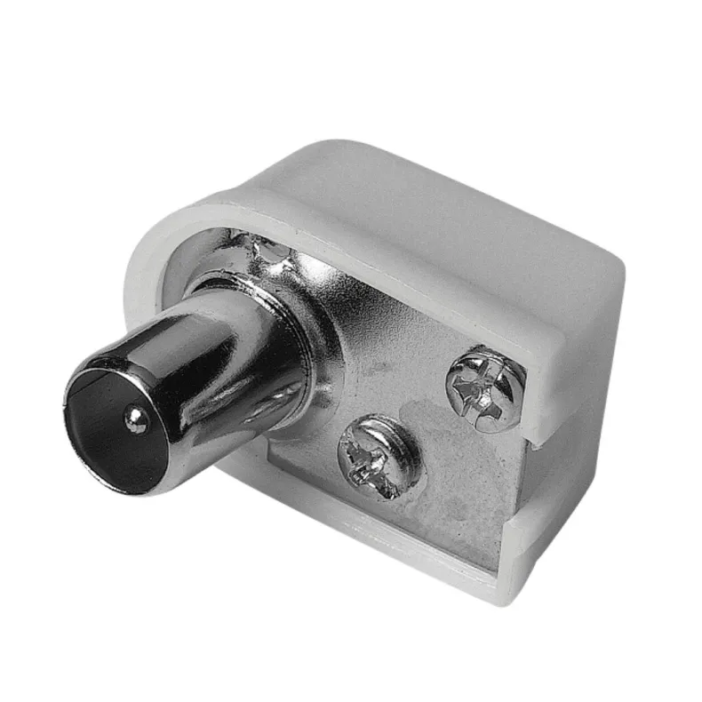 Coax plug 90 graden 1 stuk