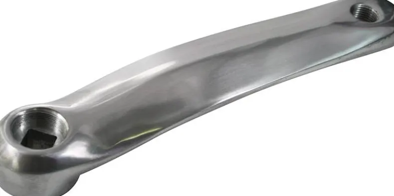 Crank links alu 170 mm 9/16" zilver